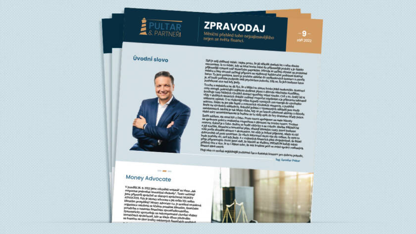 Měsíční přehled toho nejzajímavějšího nejen ze světa financí - září 2022