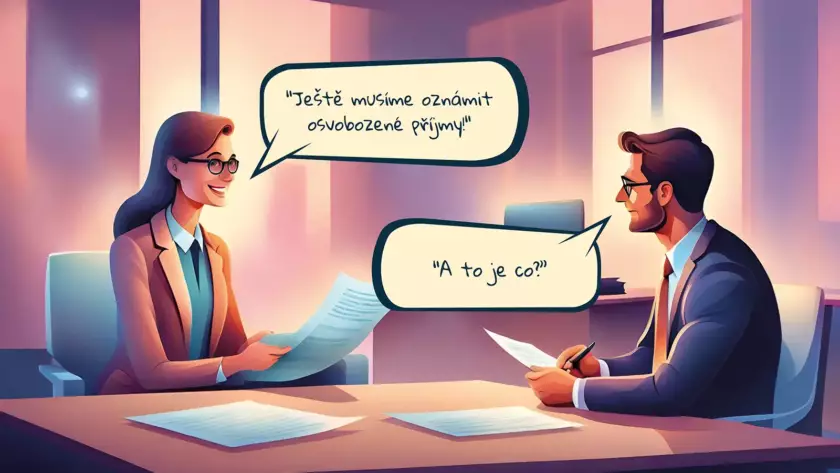 Povinnost oznamování osvobozených příjmů