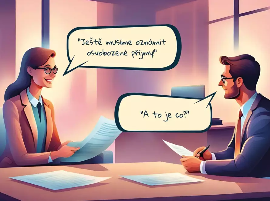 Povinnost oznamování osvobozených příjmů