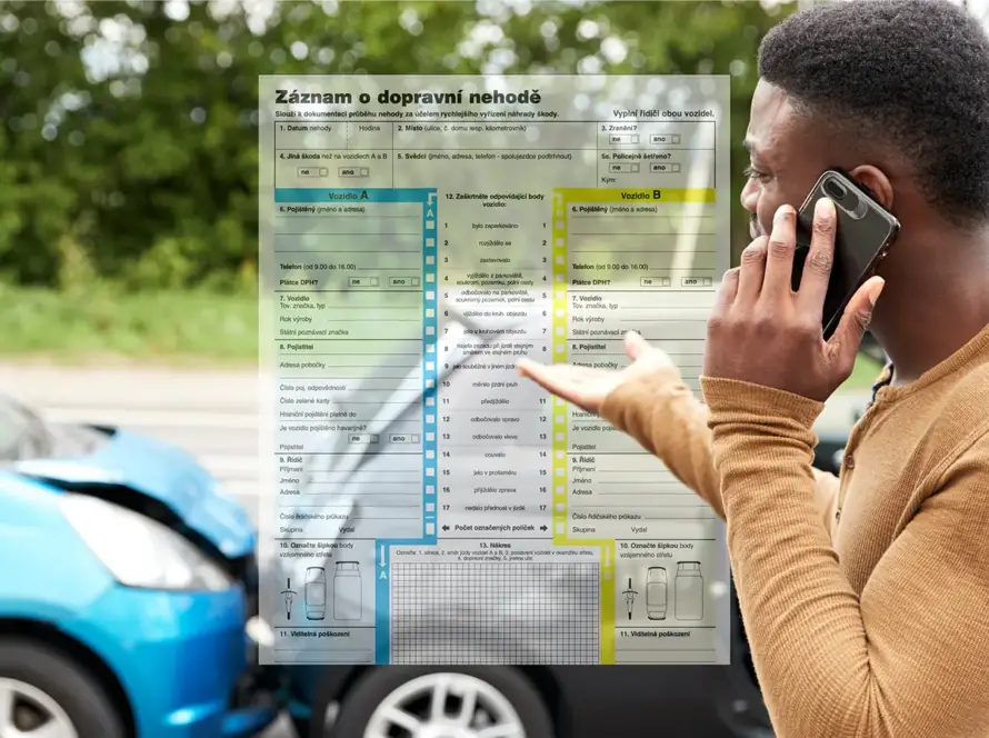 Vybrat Jak napsat záznam o dopravní nehodě a kdy se na nás můžete obrátit?